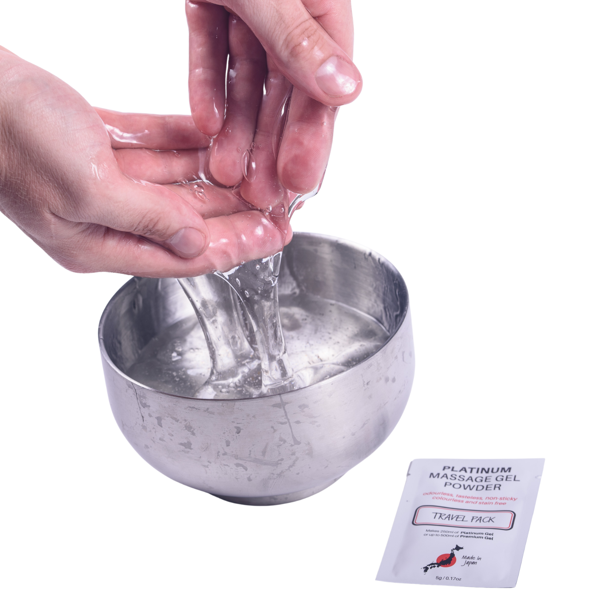 Massage bowl shaker + nuru massage powder 5g x 5
